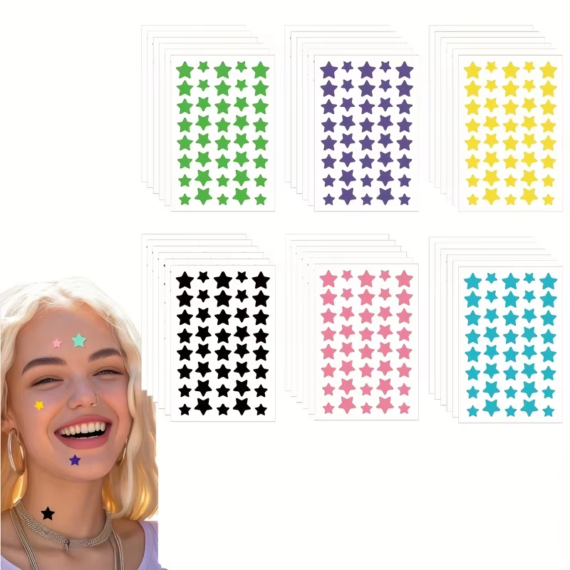 240 patchs hydrocolloïdes pour boutons Superstar – Jolie couverture en forme d'étoile