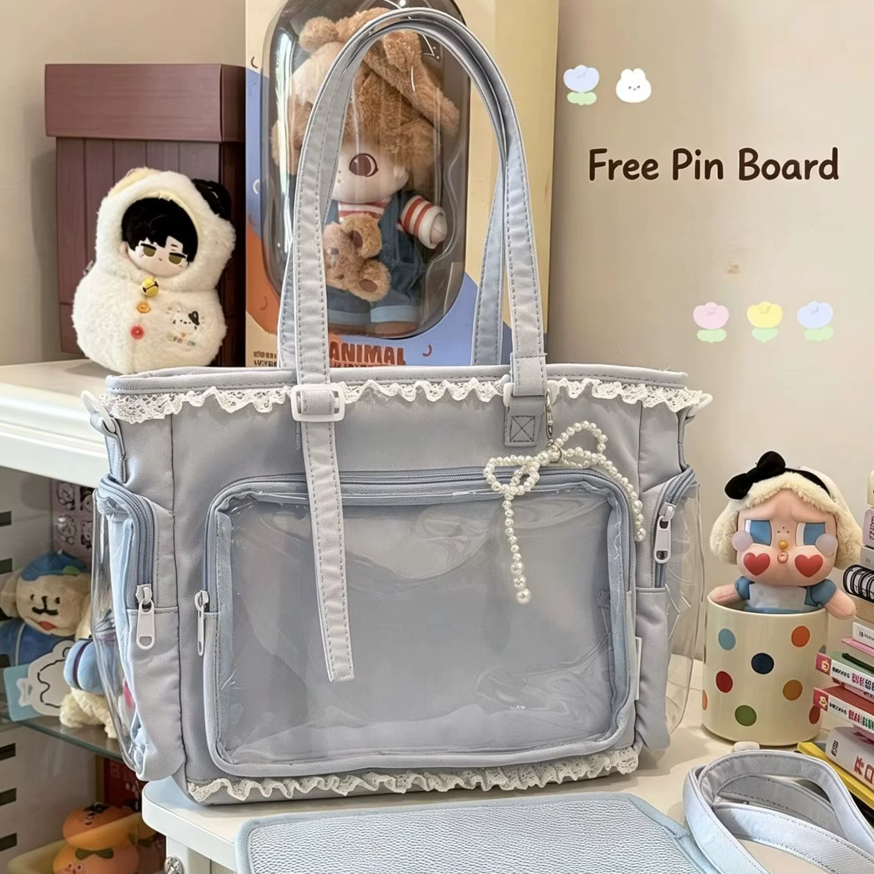 Ballet fille grande appétit Itabag japonais bidimension unique épaule sac à bandoulière cadeau pour amis sac à main femme