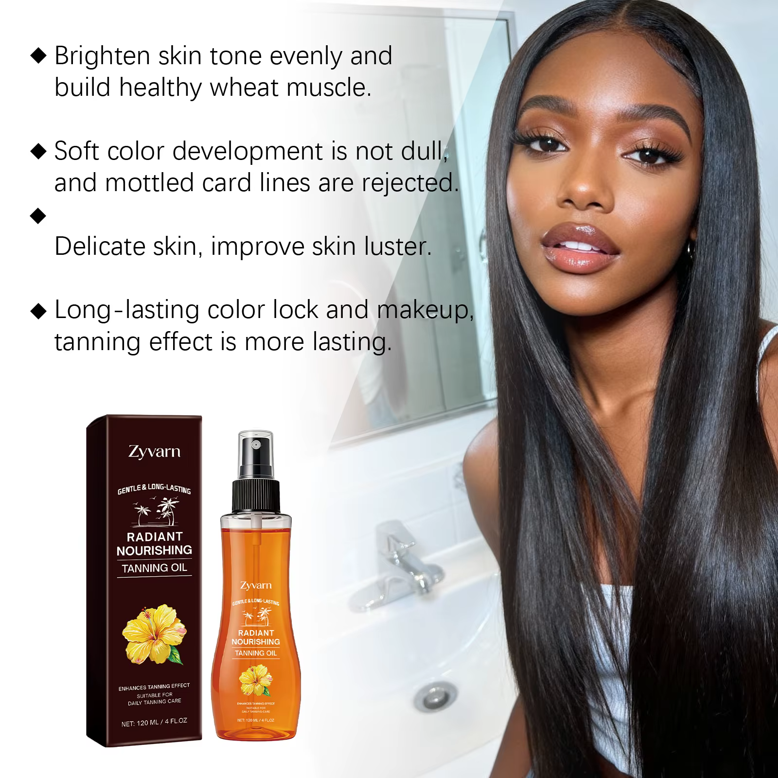 Huile de bronzage nourrissante
