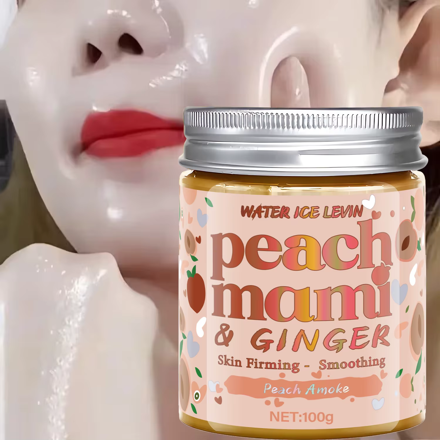 Crème visage et corps pêche Mami & gingembre : texture légère
