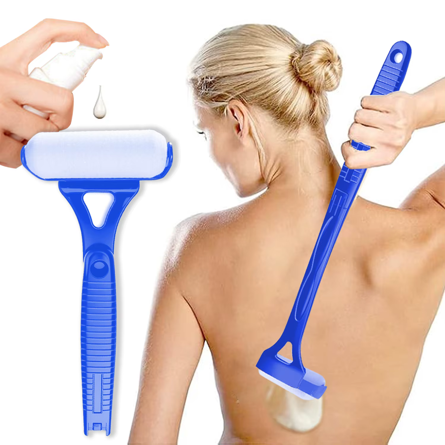 Applicateur de Lotion, protection solaire et bronzage pour le dos