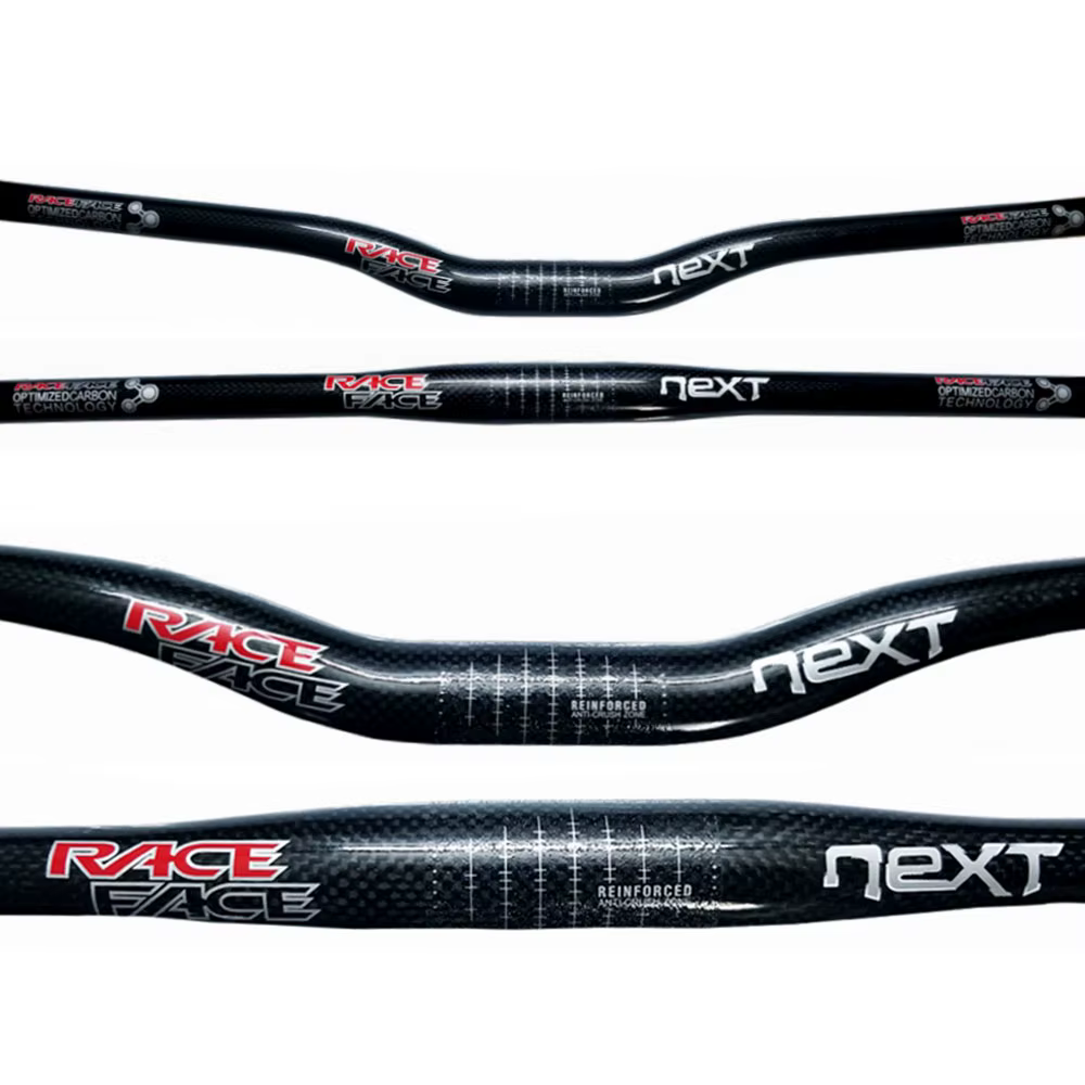 Race Face NEXT 3K guidon en carbone brillant plat/hauteur guidon de vélo VTT 31.8*600/620/640/660/680/700/720/740/760mm