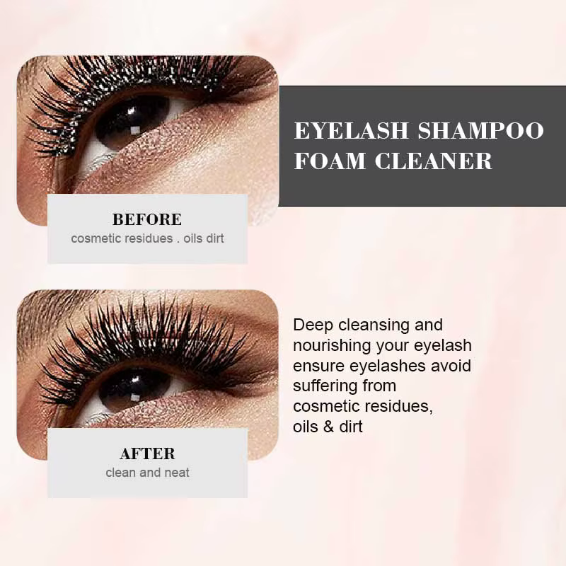 Shampoing mousse super concentré pour cils