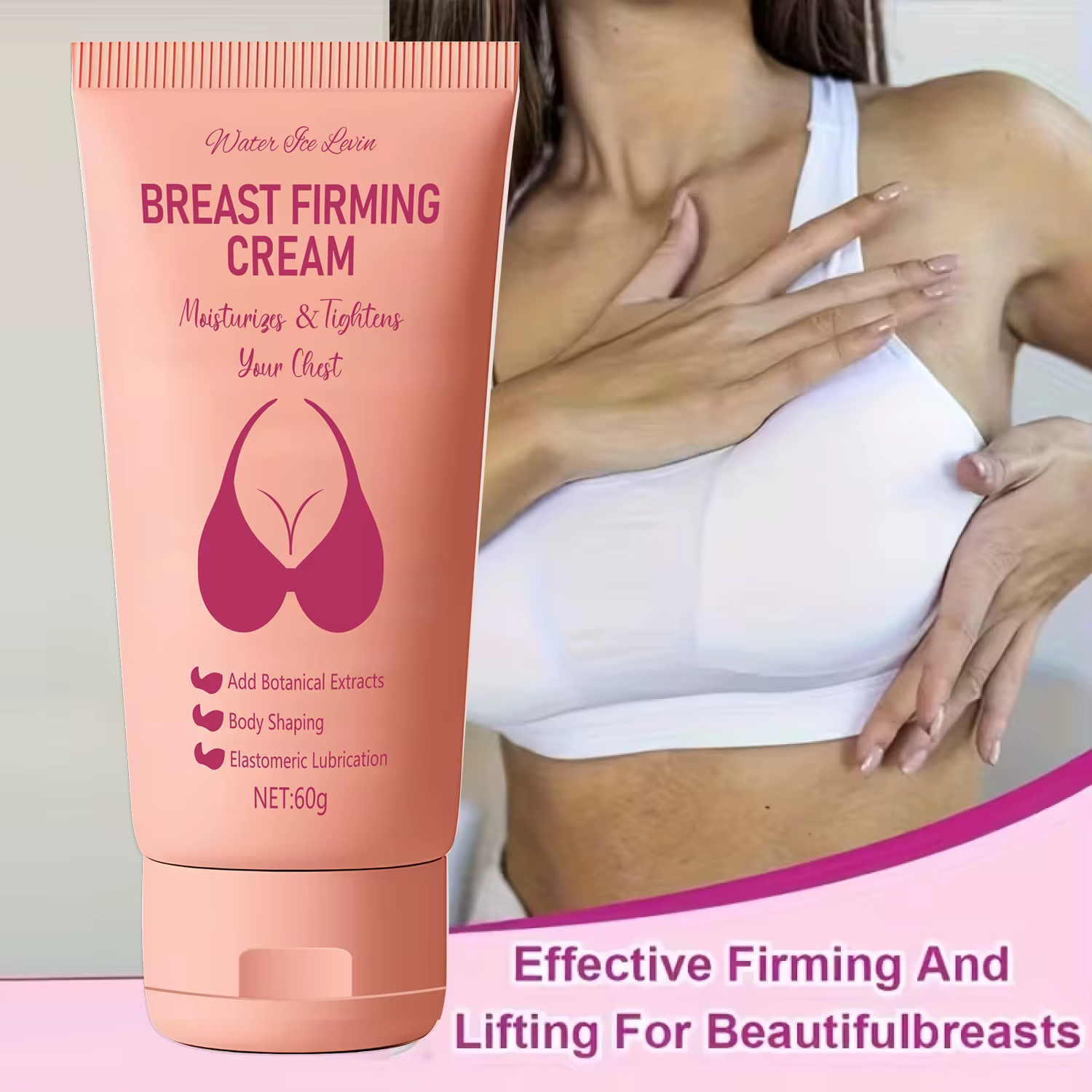 Crème raffermissante pour les seins : texture légère