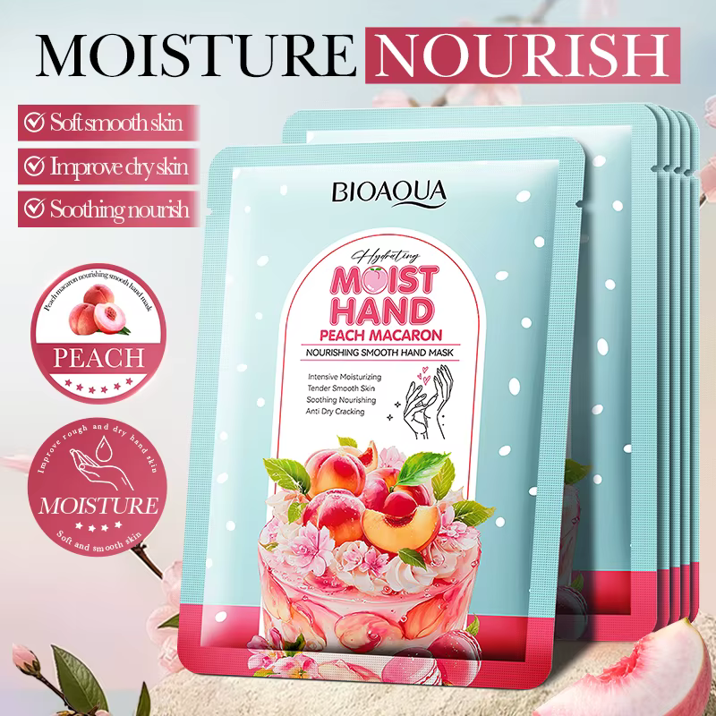 5 paires BIOAQUA masque pour les mains hydratant blanchissant anti-âge Anti-rides exfoliant gants