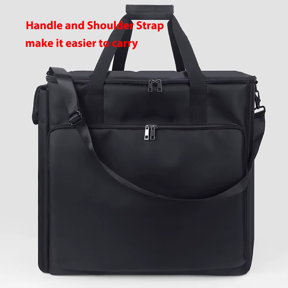 Sac d'ordinateur de jeu de bureau, mallette de voyage, sac de rangement pour ordinateur de jeu, processeur principal, moniteur et accessoires.