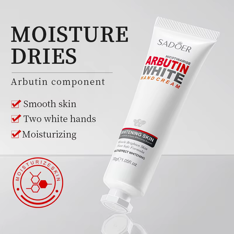 Crème pour les mains à l'arbutine et à la nicotinamide