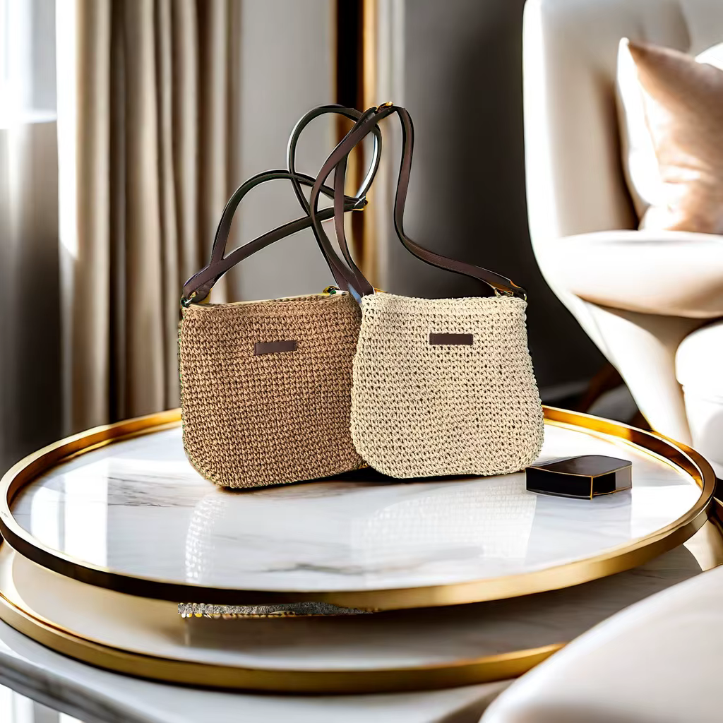 Sac tissé en paille, épaule simple, tissage à la mode pour femmes, style ins, plage de bord de mer, sac à bandoulière pour femmes