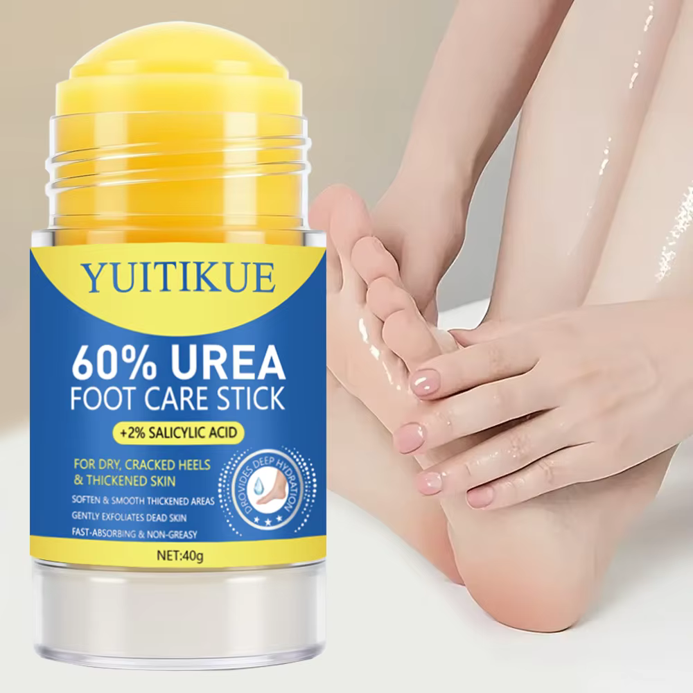 Combo de crème d'urée et de baume pour les pieds parfumé à la pêche au 60% – Réparation puissante pour les talons