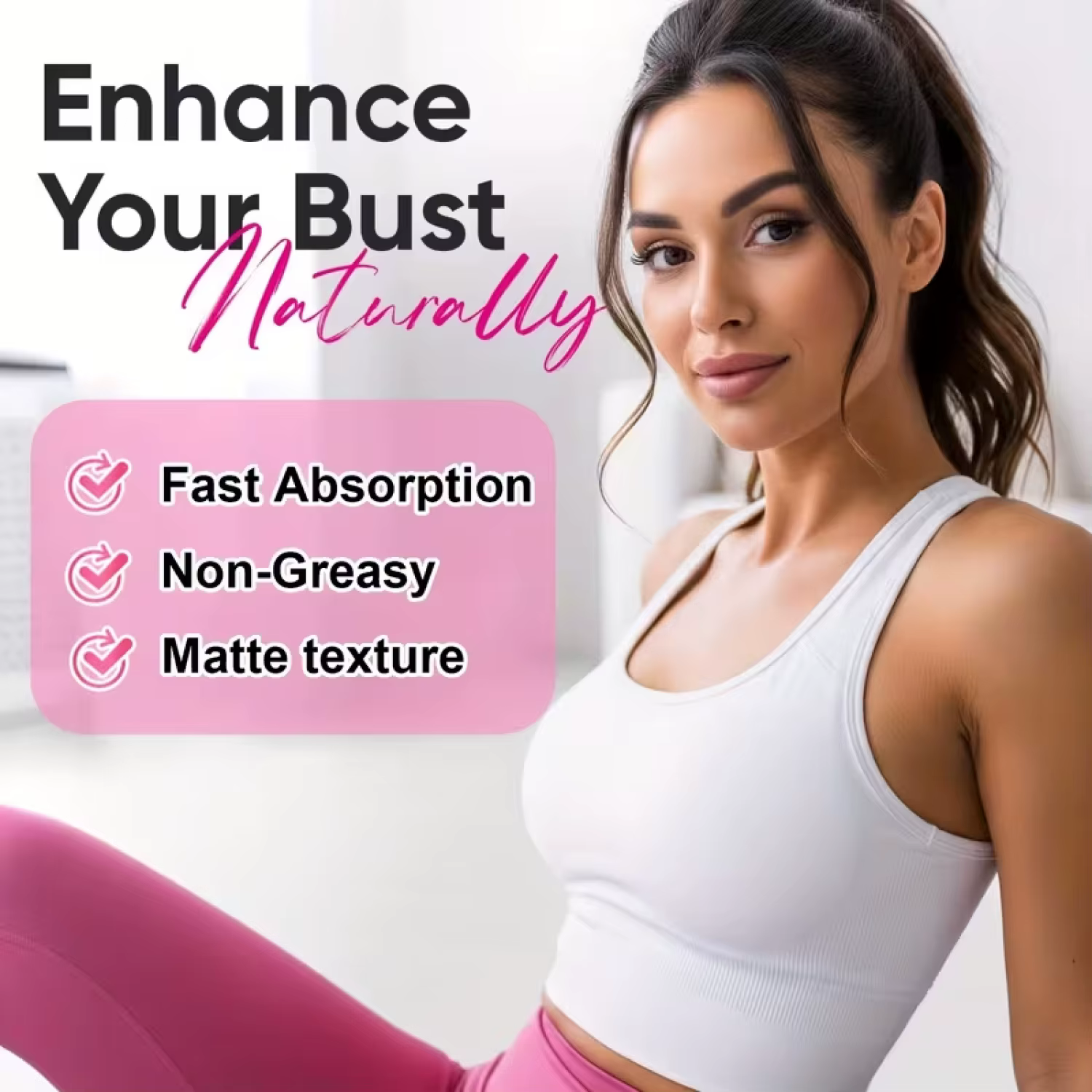 Crème raffermissante pour les seins : texture légère