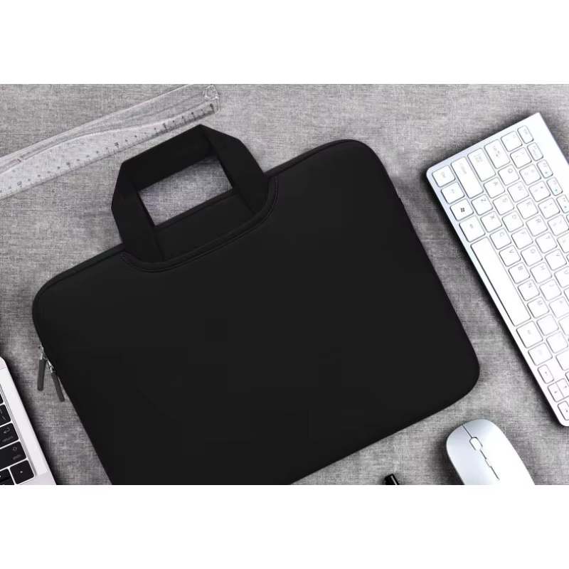 Sac à main pour ordinateur portable 13/14/15/15,6 pouces, pochette avant pouvant contenir de l'alimentation, de la souris et du grand espace