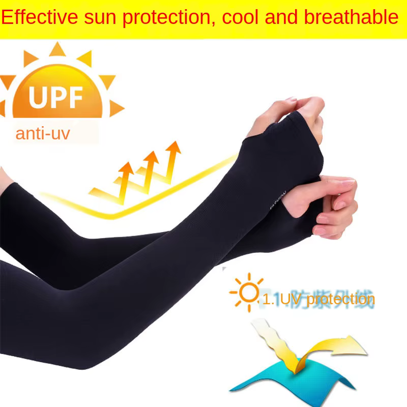 Gants de Protection solaire, manches d'été, Protection solaire, manches de glace, bras de Protection Uv, cyclisme, pêche, escalade, conduite
