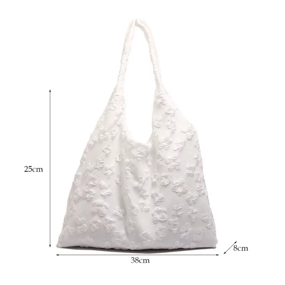 Sac à main de Style japonais pour femmes, sac à bandoulière tendance de grande capacité, sac de Shopping à motif floral pour femmes