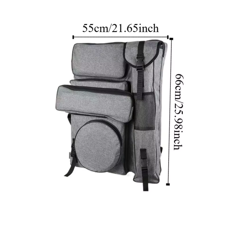 Sac d'art pour outils de dessin sur toile professionnels, sac de rangement pour croquis imperméable et durable, sac de planche à dessin de grande capacité, fournitures artistiques